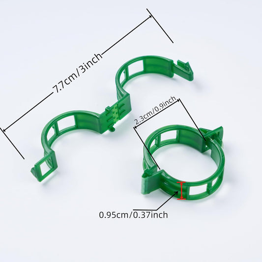 100Pcs Garden Vine Plant Support Clips Tomato Clip