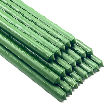 Plant Support Stakes, 10 Pack Metal Peony Cages and Support, Plant Stakes for Indoor Outdoor Plants, Plant Support Ring for Flowers(10" W x 15.8" H)