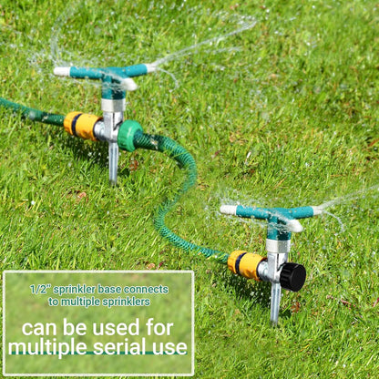 1/2 Inch Heavy Duty Sprinkler Spike Base for Yard, Garden,12 Pack