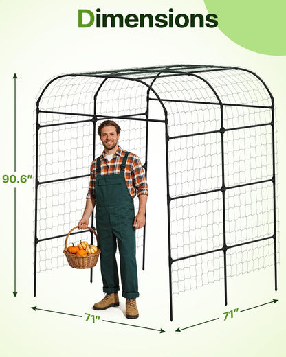 7.5FT Tall Garden Arch Trellis