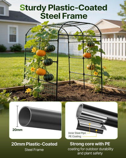 7.5FT Tall Garden Arch Trellis