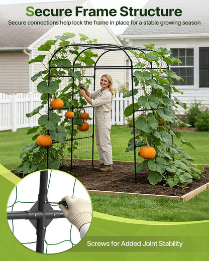 7.5FT Tall Garden Arch Trellis