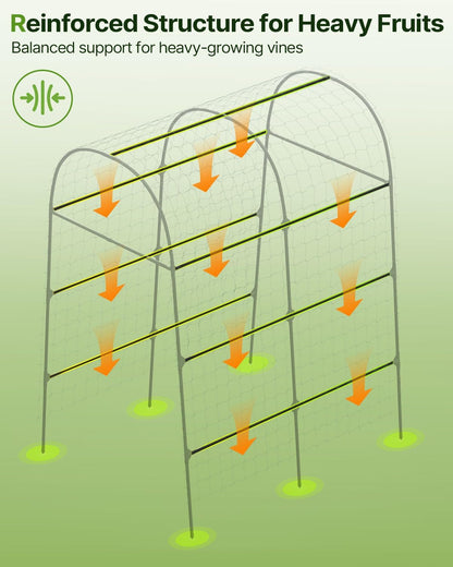 7.5FT Tall Garden Arch Trellis