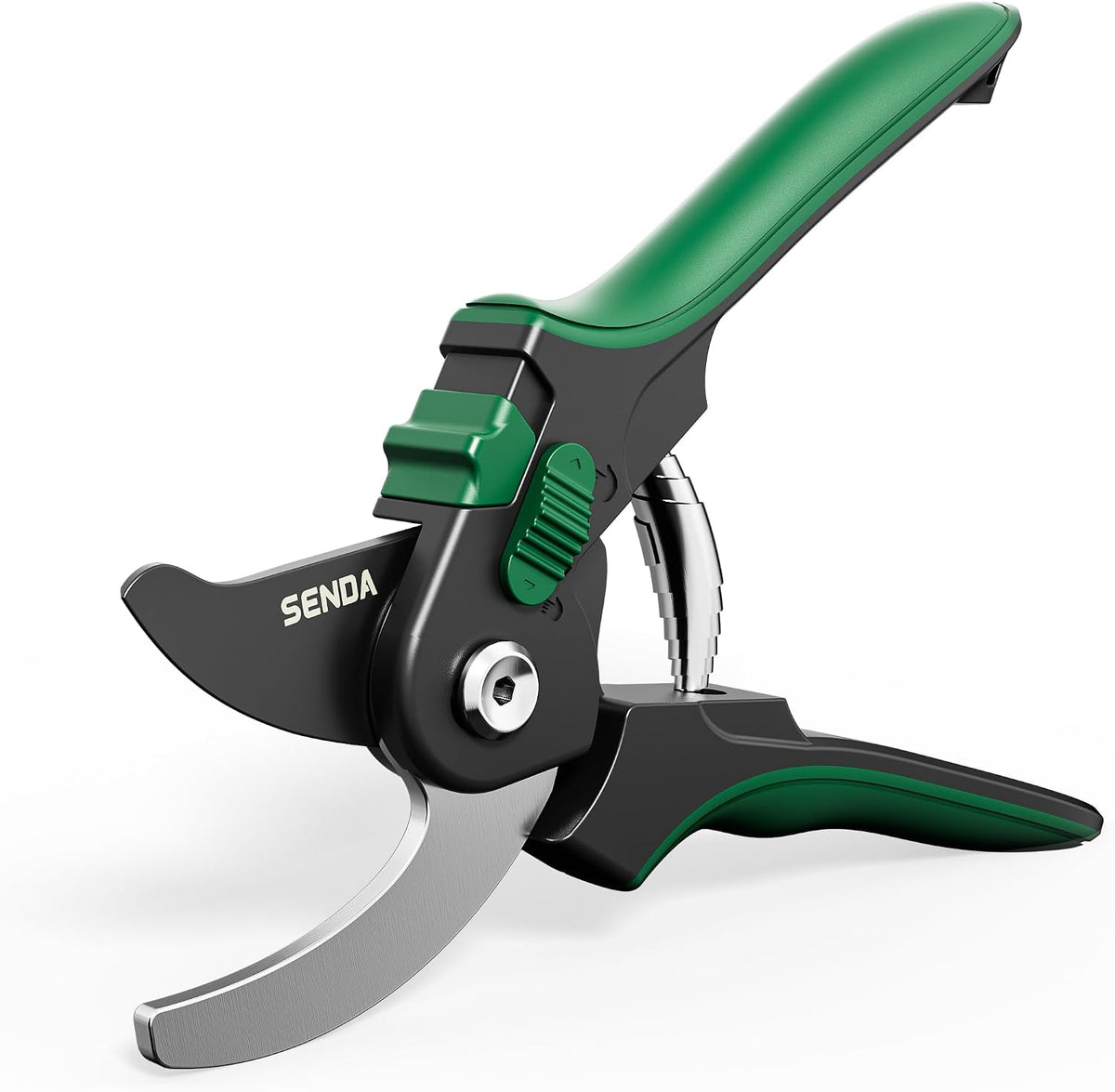 9" Bypass Pruning Shears, SK5 Steel Pruning Shears for Gardening, Garden Clippers with 2-Position Adjustable Jaw for Thick Branches, Landscaping