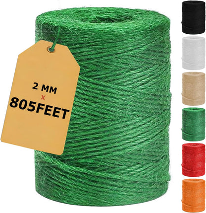 805ft Strong Natural Garden Twine String, Green