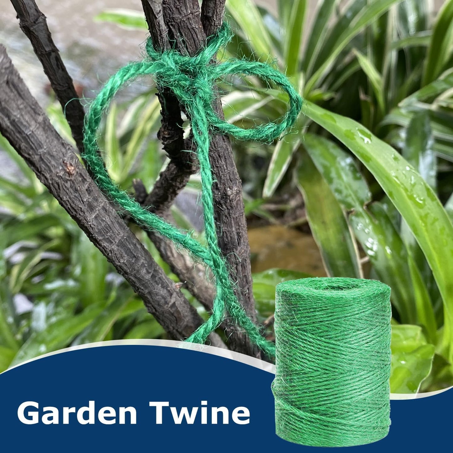 805ft Strong Natural Garden Twine String, Green