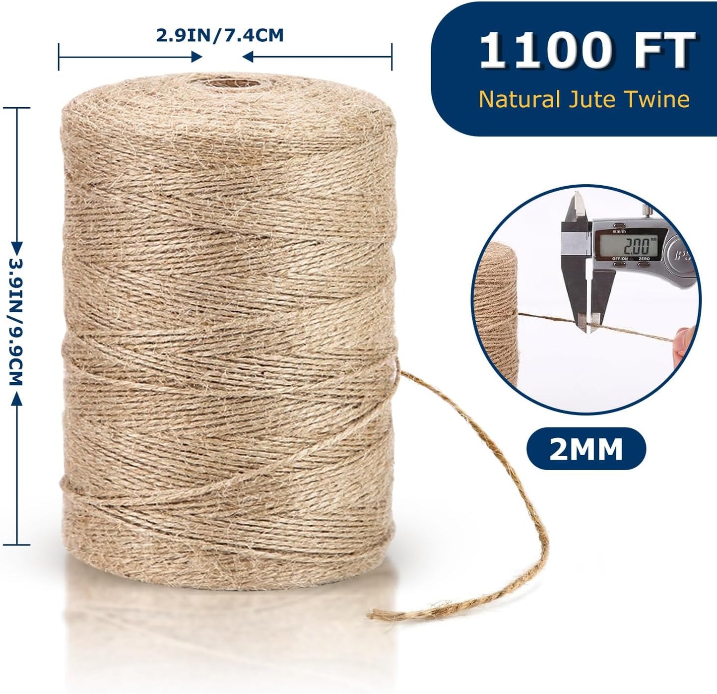 805ft Strong Natural Garden Twine String, Green