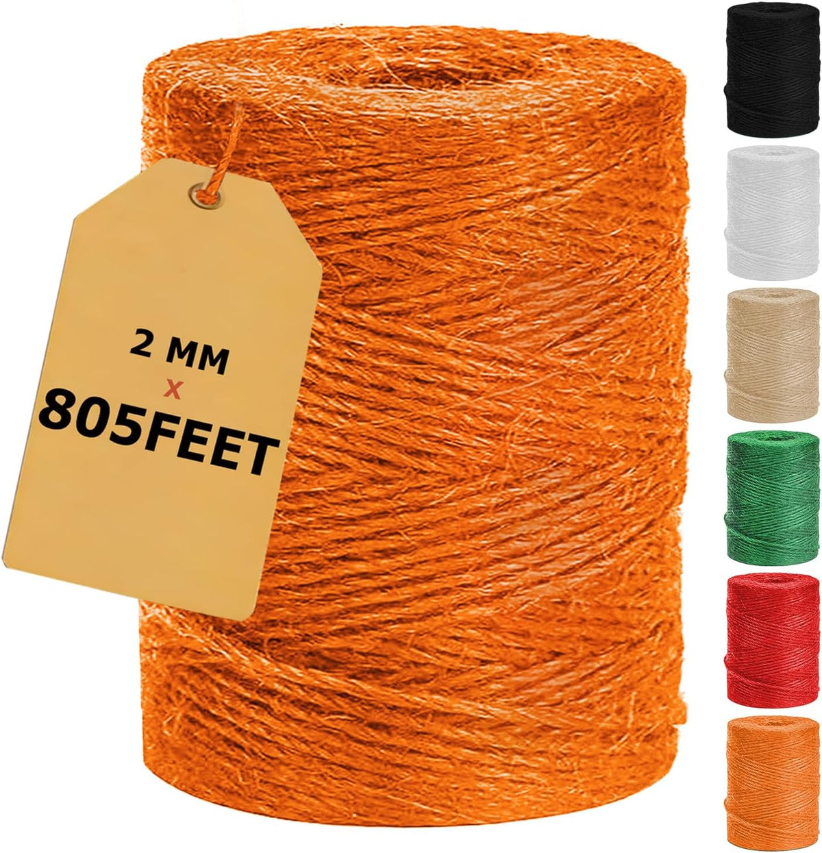 805ft Strong Natural Garden Twine String, Green