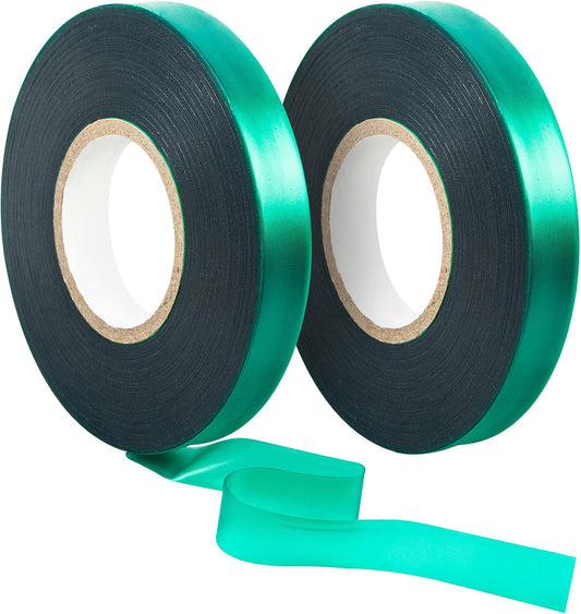 2 Pack Garden Tape Roll, 150 Ft Green Plant Ties Nursery Tapes
