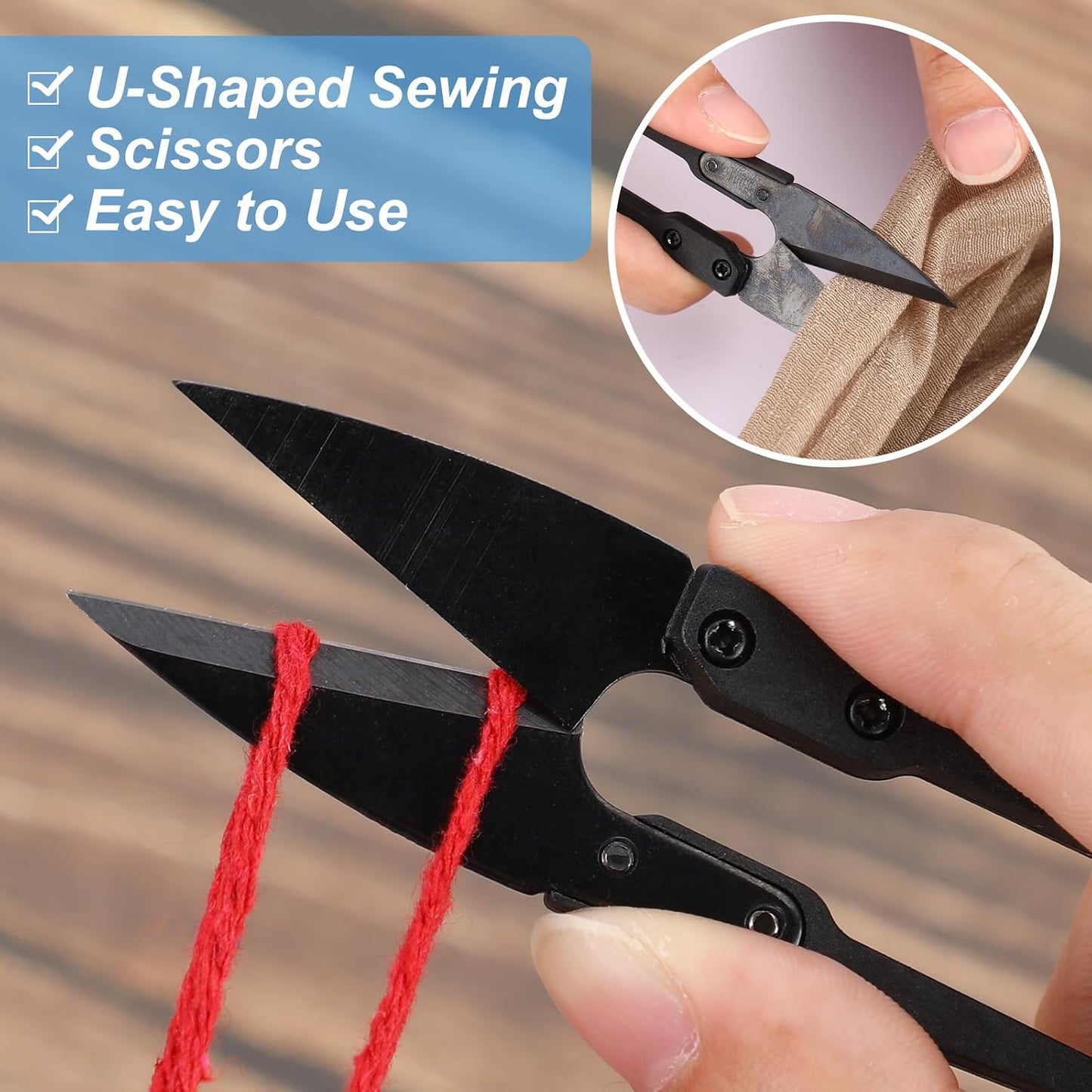 48 Pieces Bonsai Pruning Scissors 4 Inch Sewing Scissors Bulk Leaves Trimmer Small Pruner Shears Bud U Shaped Garden Shears for Gardening Plants Flower Bonsai Trimming