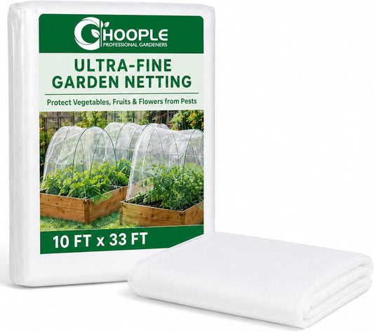 10 ft x 33 ft Garden Netting Pest Barrier, Ultra-Fine Garden Mesh Netting for Garden Protection, Plant Covers Bird Netting for Vegetables, Raised Beds, Blueberry Bushes and Fruit Plants