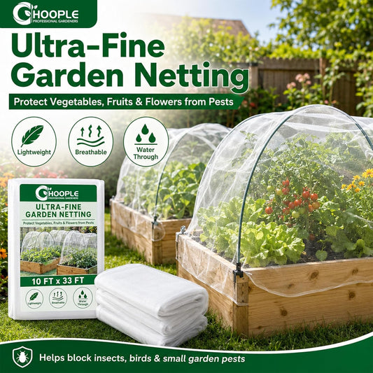 10 ft x 33 ft Garden Netting Pest Barrier, Ultra-Fine Garden Mesh Netting for Garden Protection, Plant Covers Bird Netting for Vegetables, Raised Beds, Blueberry Bushes and Fruit Plants