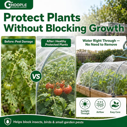 10 ft x 33 ft Garden Netting Pest Barrier, Ultra-Fine Garden Mesh Netting for Garden Protection, Plant Covers Bird Netting for Vegetables, Raised Beds, Blueberry Bushes and Fruit Plants