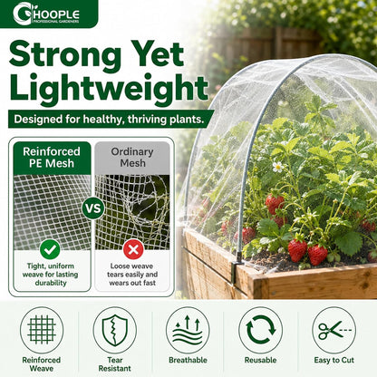 10 ft x 33 ft Garden Netting Pest Barrier, Ultra-Fine Garden Mesh Netting for Garden Protection, Plant Covers Bird Netting for Vegetables, Raised Beds, Blueberry Bushes and Fruit Plants