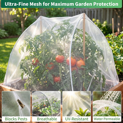 10 ft x 33 ft Garden Netting Pest Barrier, Ultra-Fine Garden Mesh Netting for Garden Protection, Plant Covers Bird Netting for Vegetables, Raised Beds, Blueberry Bushes and Fruit Plants