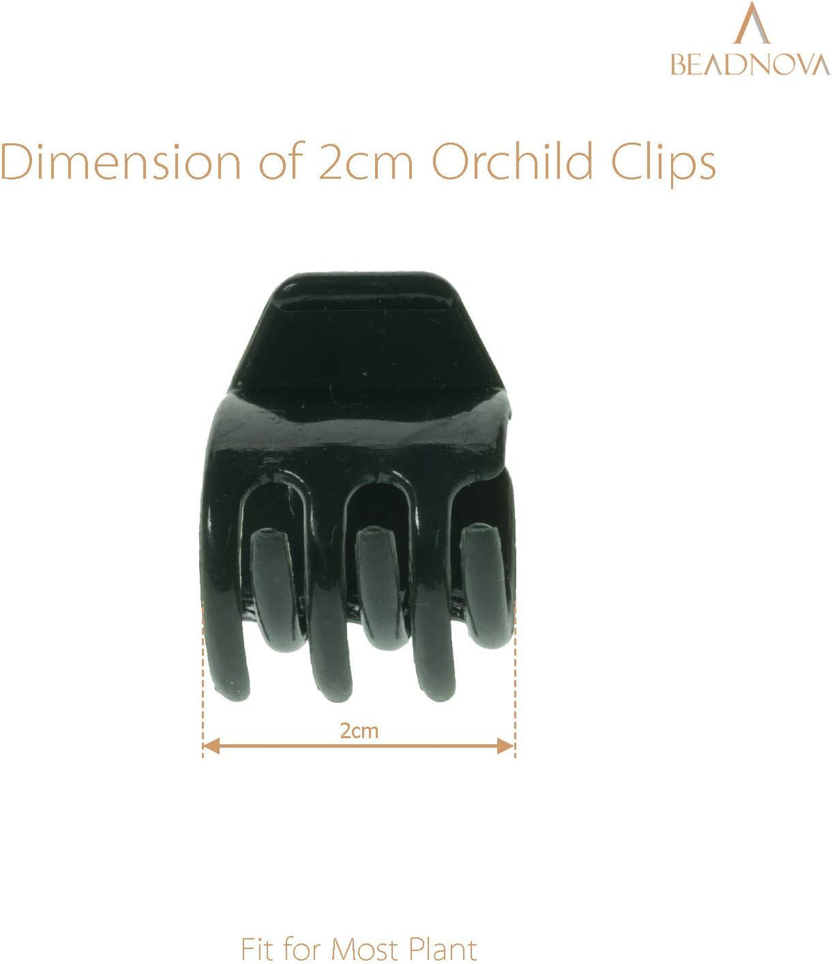 Plant Clips 50Pcs Large Orchid Clips for Orchid Support Plant Support Flower Vine (2cm, 50PCS)