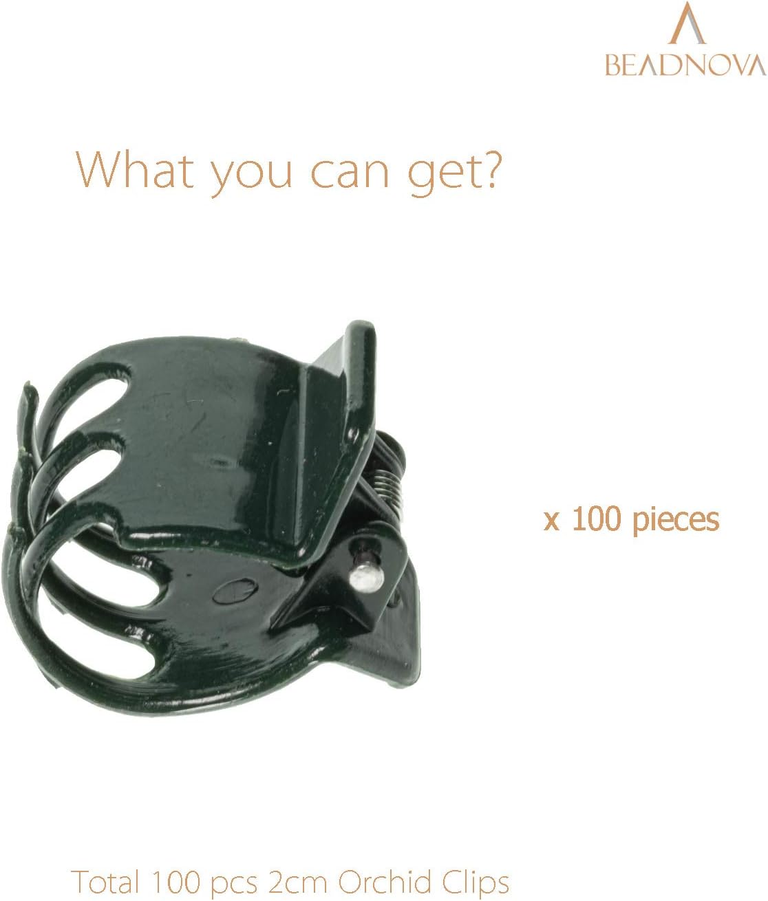 Plant Clips 50Pcs Large Orchid Clips for Orchid Support Plant Support Flower Vine (2cm, 50PCS)