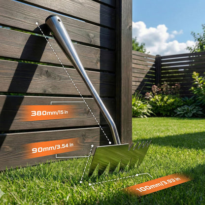 Weed Puller Tool, Heavy-Duty Stainless Steel Garden Hand Weeding Tool