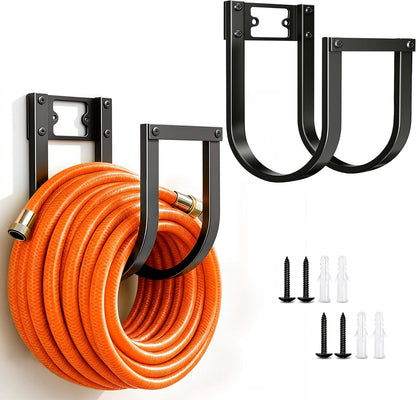 Garden Hose Holder Wall Mount Heavy Duty Water Hose Holders for Outside