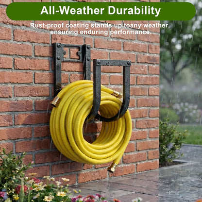 Garden Hose Holder Wall Mount Heavy Duty Water Hose Holders for Outside