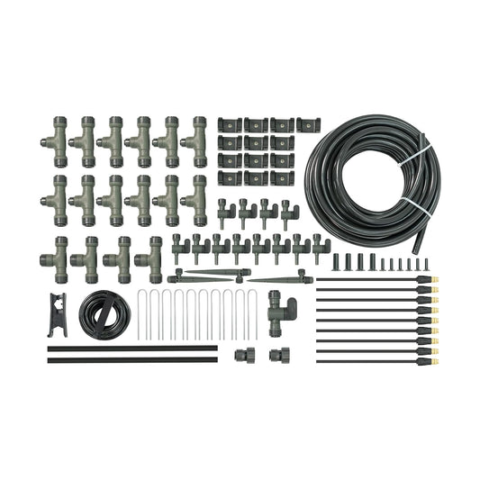 Irrigation Kit - Drip Irrigation System for Raised Garden Beds, Efficient Watering Solution for Vegetables, Flowers, and Plants, Easy DIY Installation (Large)