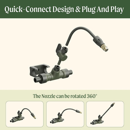 Irrigation Kit - Drip Irrigation System for Raised Garden Beds, Efficient Watering Solution for Vegetables, Flowers, and Plants, Easy DIY Installation (Large)