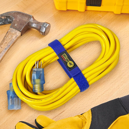Quick-Strap Cord Wraps, 9 inch (12 Pack) Red