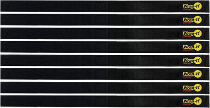 Quick-Strap Cord Wraps, 9 inch (12 Pack) Red