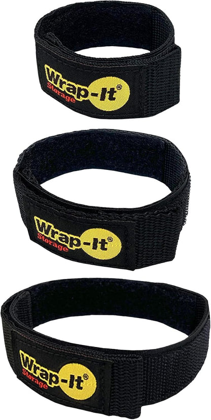 Quick-Strap Cord Wraps, 9 inch (12 Pack) Red