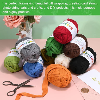 1-Pack Garden Twine, 98 Feet Stretchy Gardening Tape for Climbing Plants/Tomatoes/Fruit Trees/Gardeners, Green Cloth Plant Ties [Coffee]
