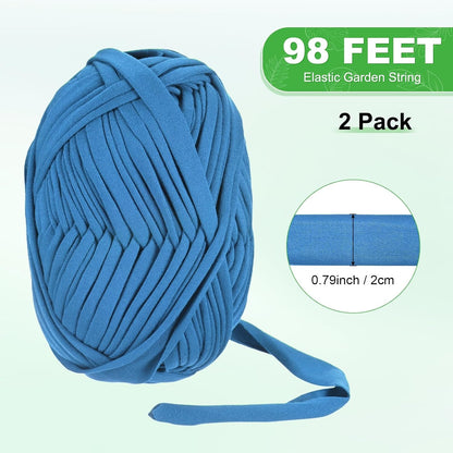 1-Pack Garden Twine, 98 Feet Stretchy Gardening Tape for Climbing Plants/Tomatoes/Fruit Trees/Gardeners, Green Cloth Plant Ties [Coffee]