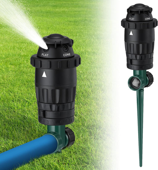 Sturdy Aluminum Alloy Spike Sprinklers for Yard Lawn Medium Garden