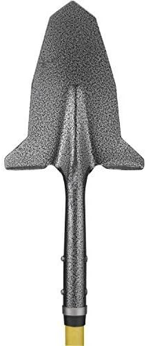 SHFD3 40" Lavender Garden Spade Shovel - Gardening Shovel with a 9" x 11" Beveled Blade, Steel-Reinforced Fiberglass Long Handle & Cushioned D-Grip - Digging Spade for Planting