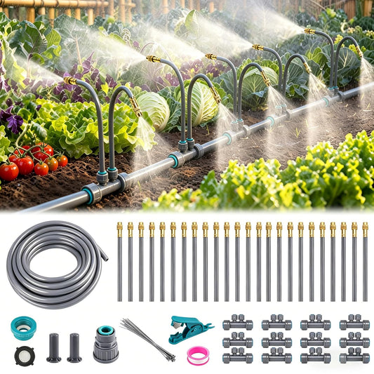 360° Adjustable Drip Irrigation System with 24 Nozzles