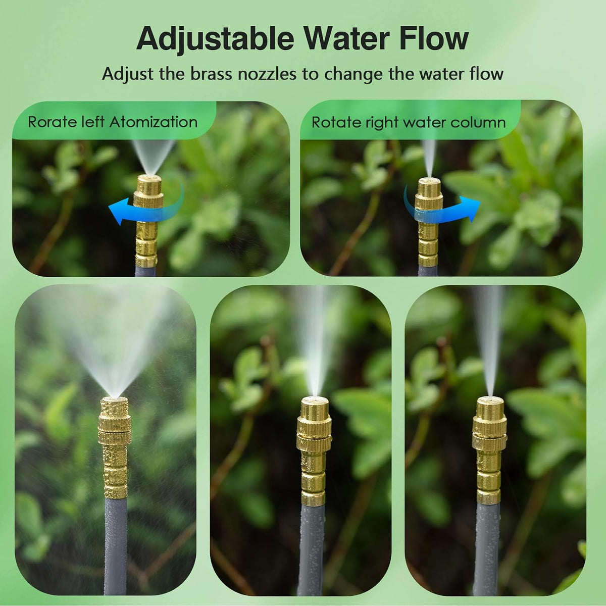 360° Adjustable Drip Irrigation System with 24 Nozzles
