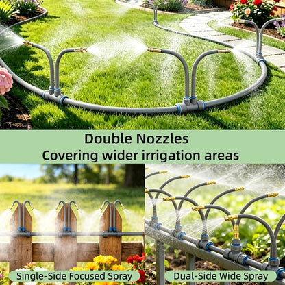 360° Adjustable Drip Irrigation System with 24 Nozzles