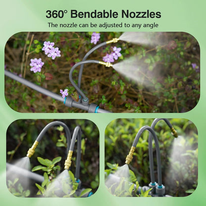 360° Adjustable Drip Irrigation System with 24 Nozzles