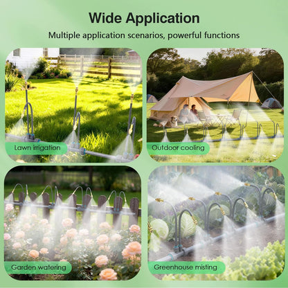 360° Adjustable Drip Irrigation System with 24 Nozzles