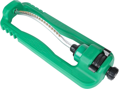 Turbo Oscillating Sprinkler, Adjustable Rectangular Lawn Sprinklers for Yard with Stable Base, 19 Precision Nozzles Garden Sprinkler for Small to Medium Areas, Covers up to 3,800 sq. ft.