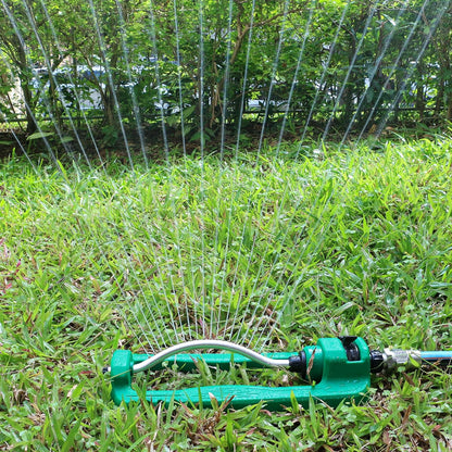 Turbo Oscillating Sprinkler, Adjustable Rectangular Lawn Sprinklers for Yard with Stable Base, 19 Precision Nozzles Garden Sprinkler for Small to Medium Areas, Covers up to 3,800 sq. ft.