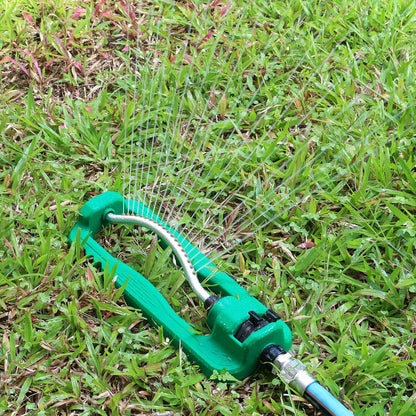 Turbo Oscillating Sprinkler, Adjustable Rectangular Lawn Sprinklers for Yard with Stable Base, 19 Precision Nozzles Garden Sprinkler for Small to Medium Areas, Covers up to 3,800 sq. ft.