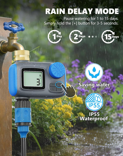 Sprinkler Timer with Brass Swivel, Hose Timers for Watering