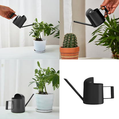 Indoor Watering Can for House Plant Stainless Steel Can Metal with Long Spout Indoor Plant Pots 300ml Gardening Tools