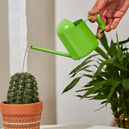 Indoor Watering Can for House Plant Stainless Steel Can Metal with Long Spout Indoor Plant Pots 300ml Gardening Tools