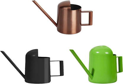 Indoor Watering Can for House Plant Stainless Steel Can Metal with Long Spout Indoor Plant Pots 300ml Gardening Tools