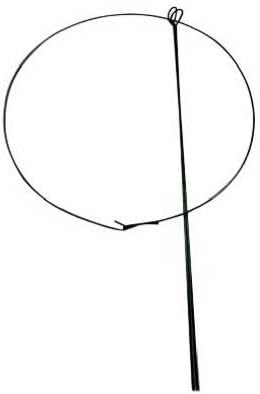 14" Wide x 24" Tall Single Ring Green Peony Hoop Plant Supports (4)