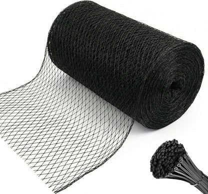 7.5 x 100 FT Bird Netting,1/2" Mesh Garden Netting,100PCS Zip Tie