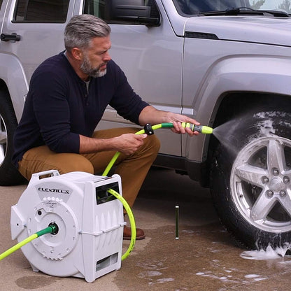 Pro Retractable Water Hose Reel, 1/2" x 70' - L8340FZ