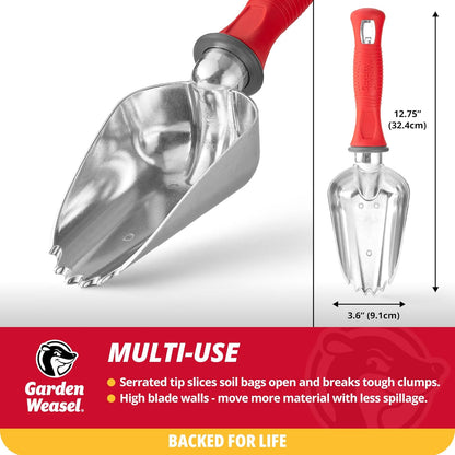 Oversized Potting Scoop for Soil Digging Planting Gardening