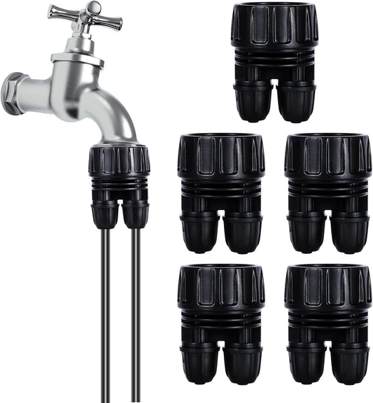 3/4'' to1/4'' Drip Irrigation Hose Adapter,Drip Tubing to Faucet